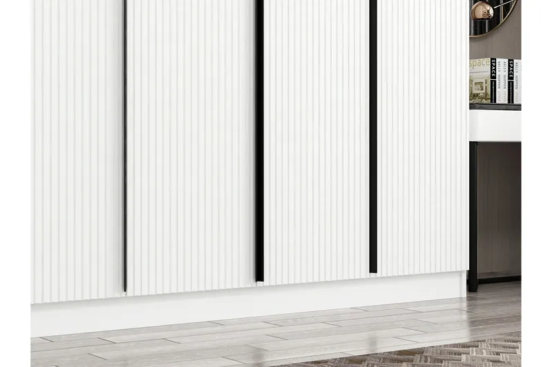 Fruitland Garderob 315 cm - Vit - Förvaring - Garderober & garderobssystem