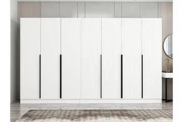 Fruitland Garderob 315 cm - Vit - Förvaring - Garderober & garderobssystem