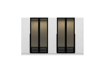 Fruitland Garderob 315 cm - Vit - Förvaring - Garderober & garderobssystem