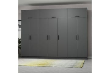 Fruitland Garderob 315x235 cm - Antracit - Förvaring - Garderober & garderobssystem