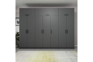 Fruitland Garderob 315x235 cm - Antracit - Förvaring - Garderober & garderobssystem