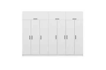 Fruitland Garderob 315x235 cm - Vit - Förvaring - Garderober & garderobssystem