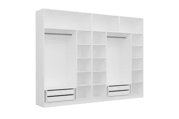 Fruitland Garderob 315x235 cm - Vit - Förvaring - Garderober & garderobssystem