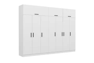 Fruitland Garderob 315x235 cm - Vit - Förvaring - Garderober & garderobssystem