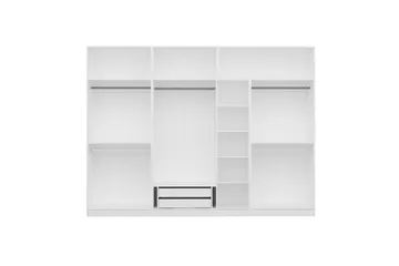 Fruitland Garderob 315x235 cm - Vit - Förvaring - Garderober & garderobssystem