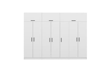 Fruitland Garderob 315x255 cm - Vit - Förvaring - Garderober & garderobssystem