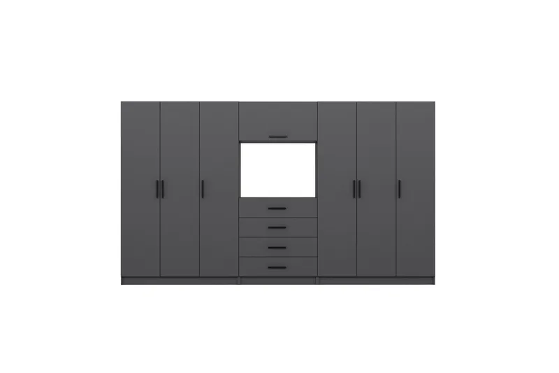 Fruitland Garderob 360x210 cm, Antracit