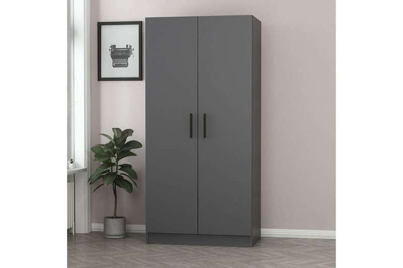 Fruitland Garderob 90 cm - Antracit - Förvaring - Garderober & garderobssystem