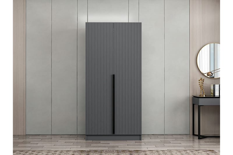 Fruitland Garderob 90 cm - Antracit - Förvaring - Garderober & garderobssystem
