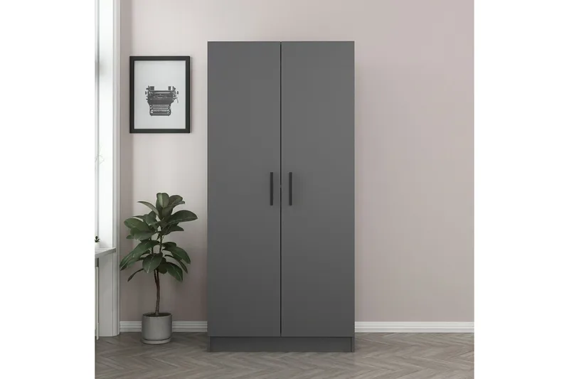 Fruitland Garderob 90 cm - Antracit - Förvaring - Garderober & garderobssystem