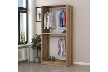 Fruitland Garderob 90 cm - Brun - Förvaring - Garderober & garderobssystem