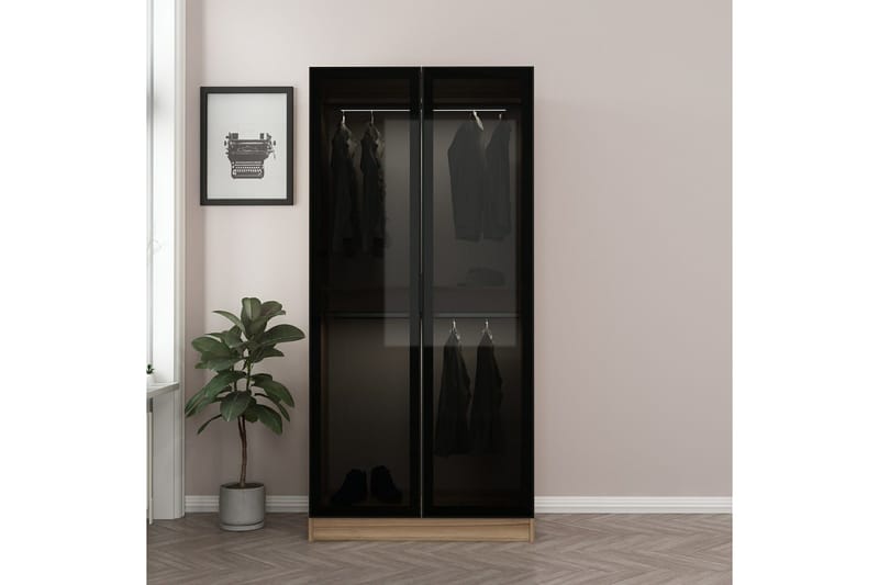 Fruitland Garderob 90 cm - Brun - Förvaring - Garderober & garderobssystem