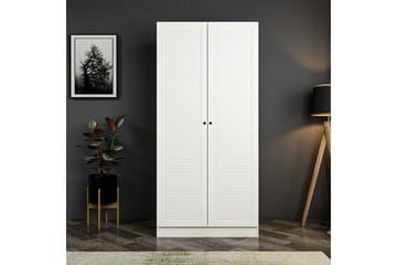 Fruitland Garderob 90 cm i Målat Trä - Vit - Förvaring - Garderober & garderobssystem