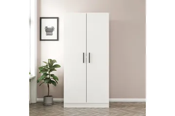 Fruitland Garderob 90 cm i Målat Trä - Vit - Förvaring - Garderober & garderobssystem