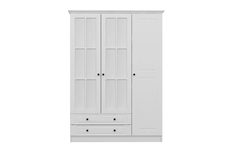 Fruitland Garderob med Spegel - Vit - Förvaring - Garderober & garderobssystem