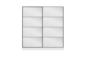 Fruitland Garderob med Spegel - Vit - Förvaring - Garderober & garderobssystem