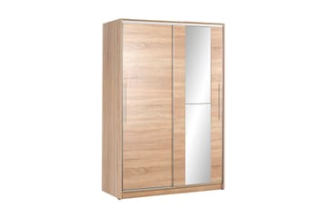 Garderob 120 cm i Ljust Trä - Beige - Förvaring - Garderober & garderobssystem