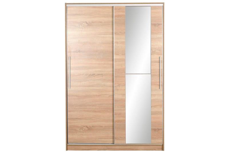 Garderob 120 cm i Ljust Trä - Beige - Förvaring - Garderober & garderobssystem
