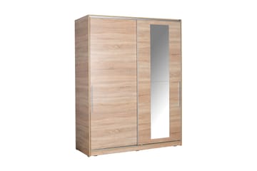 Garderob 160x207 cm - Natur - Förvaring - Garderober & garderobssystem