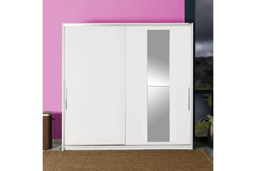 Garderob 210x207 cm - Vit - Förvaring - Garderober & garderobssystem