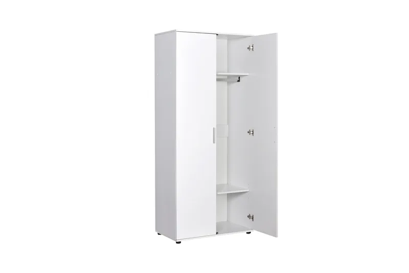 Garderob 80x187 cm - Vit - Förvaring - Garderober & garderobssystem