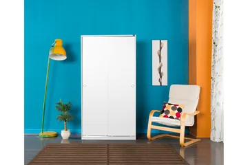 Garderob 94x182 cm - Vit - Förvaring - Garderober & garderobssystem