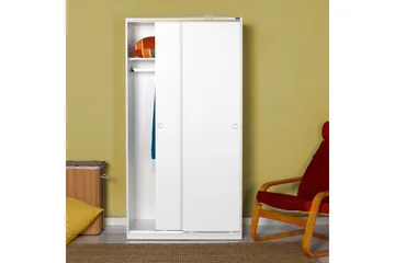 Garderob 94x182 cm - Vit - Förvaring - Garderober & garderobssystem