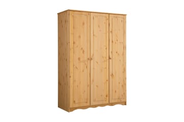 Garderob Adea 127 cm - Brun - Förvaring - Garderober & garderobssystem