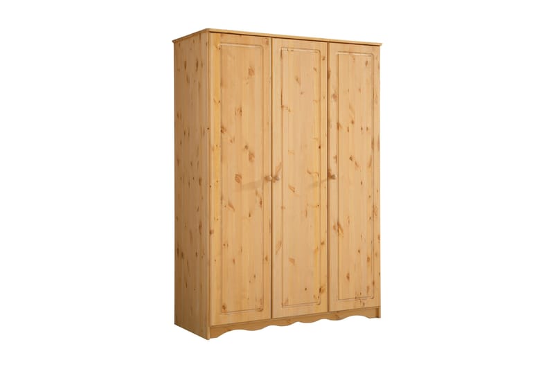 Garderob Adea 127 cm - Brun - Förvaring - Garderober & garderobssystem