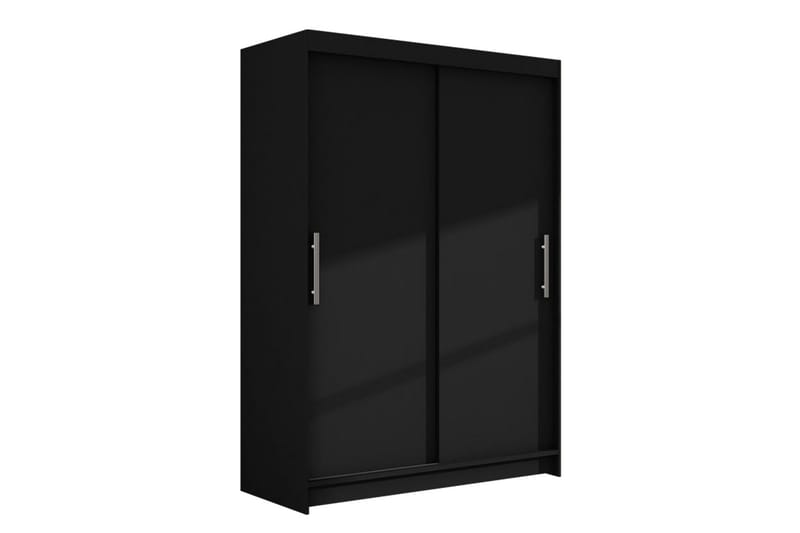 Garderob Aldo 120 cm Skjutdörrar - Svart - Förvaring - Garderober & garderobssystem