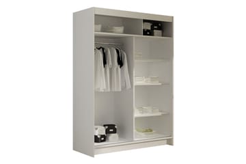 Garderob Aldo 120x200 cm - Svart - Förvaring - Garderober & garderobssystem