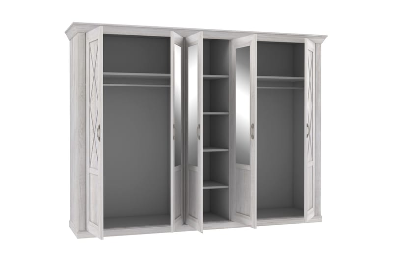 Garderob Anahli 65x268 cm - Vit - Förvaring - Garderober & garderobssystem