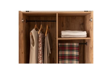 Garderob Anera 52x104 cm 3 Dörrar - Natur - Förvaring - Garderober & garderobssystem