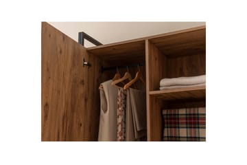 Garderob Anera 52x104 cm 3 Dörrar - Natur - Förvaring - Garderober & garderobssystem
