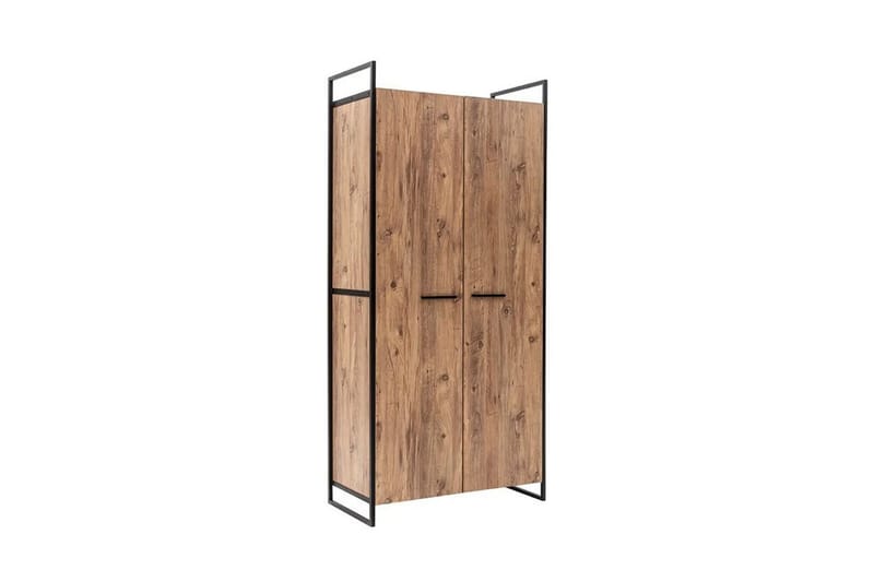 Garderob Anera 52x104 cm 5 Dörrar - Natur - Förvaring - Garderober & garderobssystem