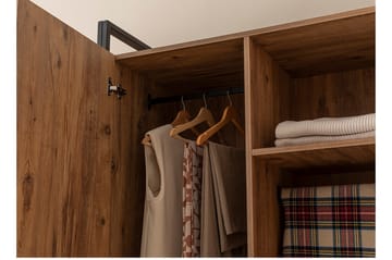 Garderob Anera 52x104 cm 5 Dörrar - Natur - Förvaring - Garderober & garderobssystem