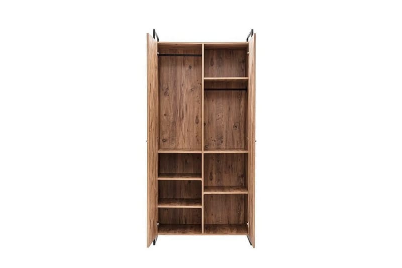 Garderob Anera 52x104 cm 5 Dörrar - Natur - Förvaring - Garderober & garderobssystem