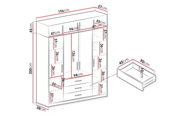 Garderob Bali - Förvaring - Garderober & garderobssystem
