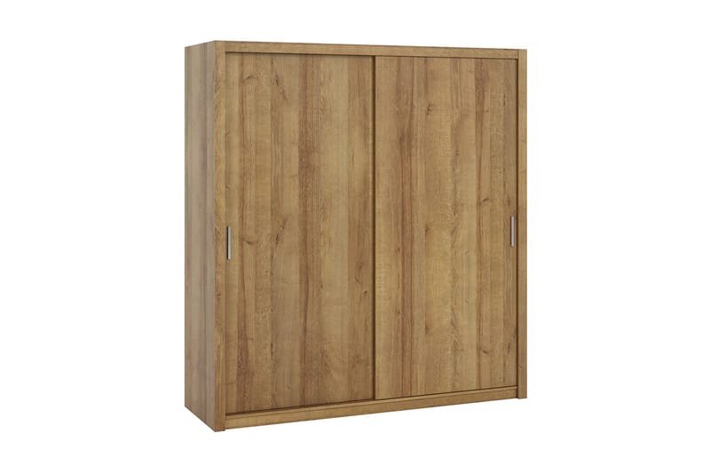 Garderob Barriga 200 cm - Gyllen Natur - Garderober & garderobssystem - Garderobsskåp