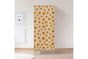 Garderob Bertoaria 80x190 cm Brun - Hanah Home - Förvaring - Garderober & garderobssystem