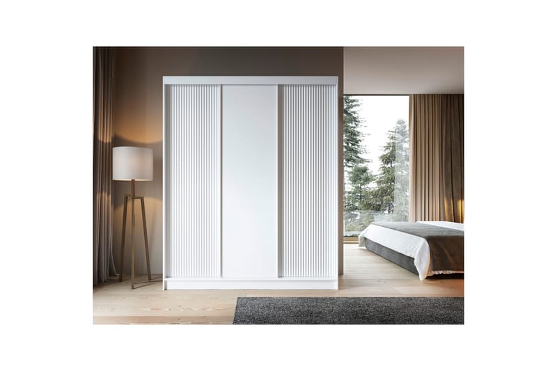 Garderob Biancco 180x220 cm - Vit - Förvaring - Garderober & garderobssystem