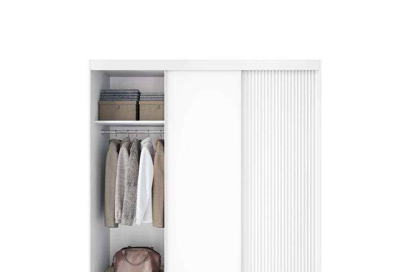 Garderob Biancco 180x220 cm - Vit - Förvaring - Garderober & garderobssystem