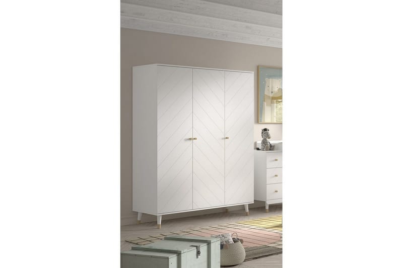 Garderob Billy Vit 3-dörrar - 3-dörrar - Förvaring - Garderober & garderobssystem