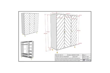 Garderob Billy Vit 3-dörrar - 3-dörrar - Förvaring - Garderober & garderobssystem