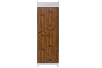 Garderob Bonnyville 62x60 cm - Vit/Natur - Förvaring - Garderober & garderobssystem