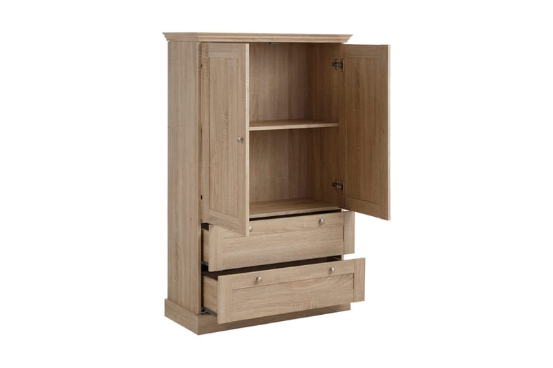 Garderob Borgela 85 cm - Brun - Förvaring - Garderober & garderobssystem
