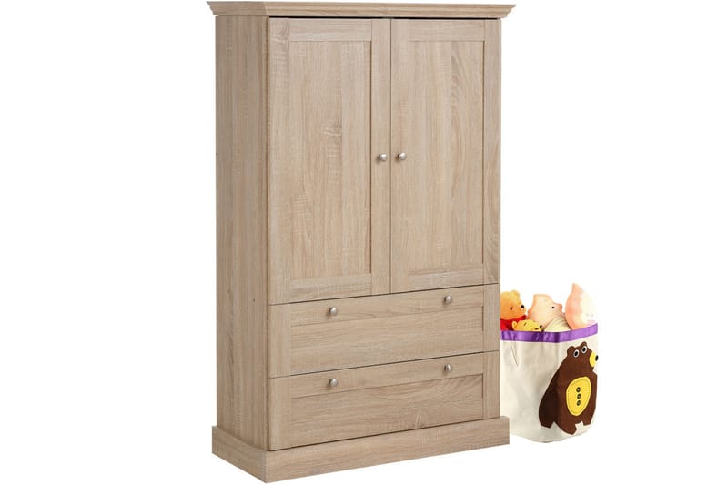 Garderob Borgela 85 cm - Brun - Förvaring - Garderober & garderobssystem