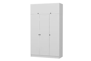 Garderob Cambrian 135x190 cm - Vit - Förvaring - Garderober & garderobssystem