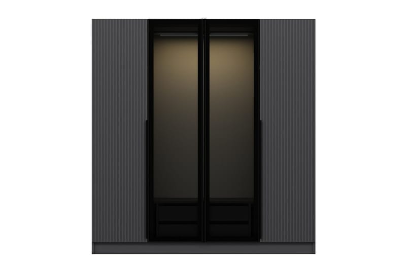 Garderob Cambrian 180 cm - Antracit - Förvaring - Garderober & garderobssystem