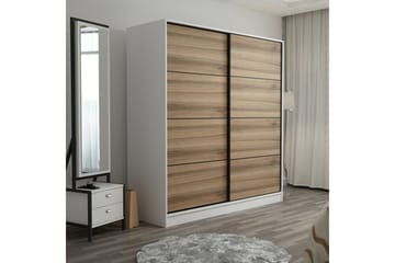 Garderob Cambrian 220 cm - Brun - Förvaring - Garderober & garderobssystem